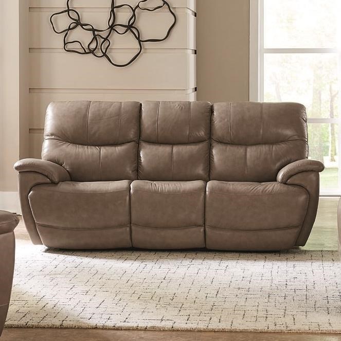 Bassett Brookville 3713-P62M Casual Power Reclining Sofa 